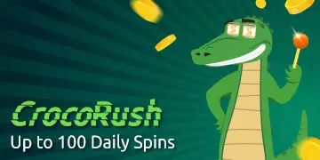 playcroco 100 spins crocorush